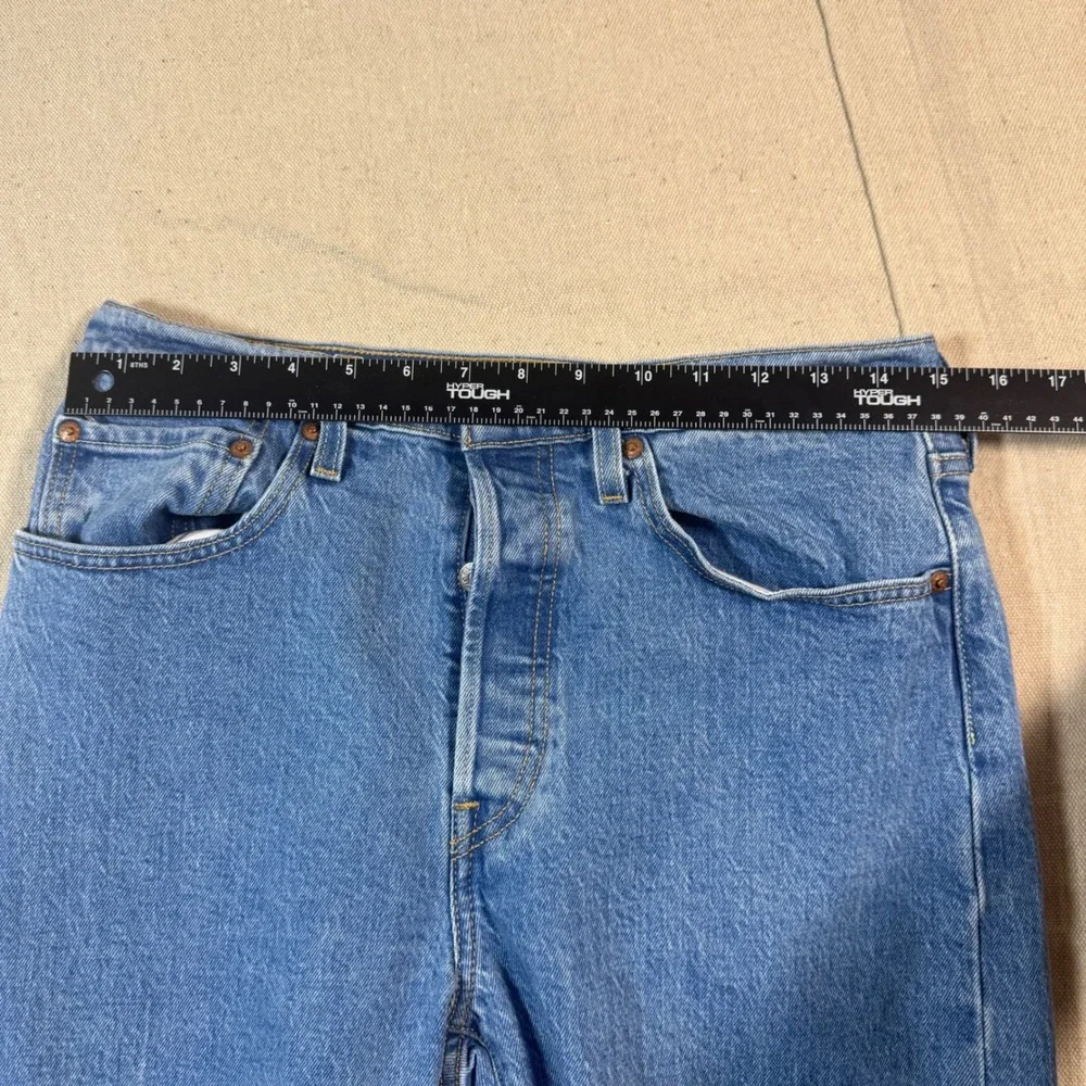 Levi's Premium 501 S Skinny Jeans‎ Men W30 L32 Blue Button Fly Denim